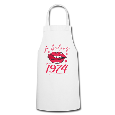 Geburtstagsgeschenk Oma Schürze - Fabulous since 1974