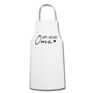 Geburtstagsgeschenk Oma Schürze - Happy Birthday Oma