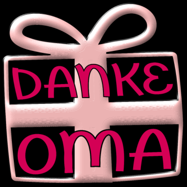 Motiv DANKE OMA GROßMAMA