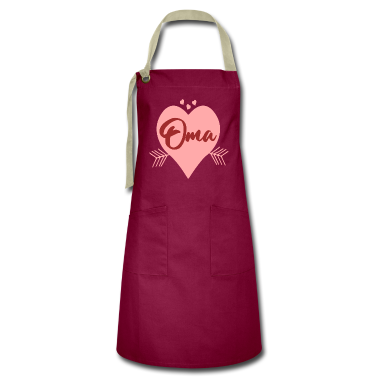 Geburtstagsgeschenk Oma Schürze - Oma HERZ DANKESCHÖN