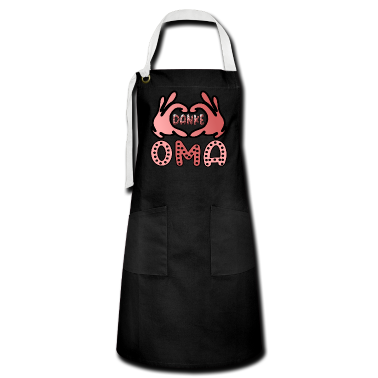 Geburtstagsgeschenk Oma Schürze - DANKE OMA HERZEN VERSCHENKE LIEBE
