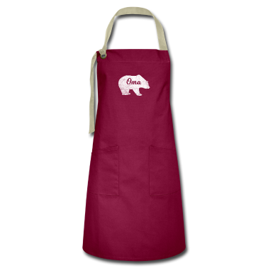 Geburtstagsgeschenk Oma Schürze - Oma Bär - Oma T-Shirt