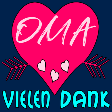 Motiv Vielen Dank OMA DANKESCHÖN
