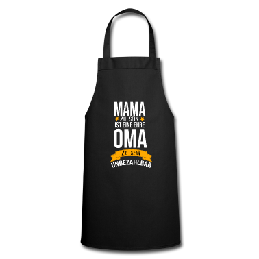 Geburtstagsgeschenk Oma Schürze - Oma Geschenkidee Oma zu sein ist unbezahlbar