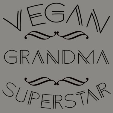 Motiv CUTE FUNNY VEGAN GRANDMA SUPERSTAR GIFT VEGANE OMA