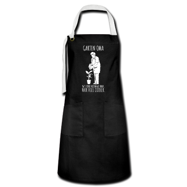 Geburtstagsgeschenk Oma Schürze - Garten Oma - Wie eine normale Oma, nur viel cooler