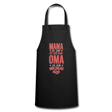 Geburtstagsgeschenk Oma Schürze - Oma Geschenk Spruch Oma zu sein ist unbezahlbar