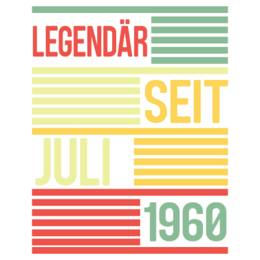 Motiv Legendäres Geburtstagsgeschenk Juli 1960