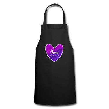 Geburtstagsgeschenk Oma Schürze - Oma mit großem Herz