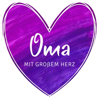 Motiv Oma mit großem Herz