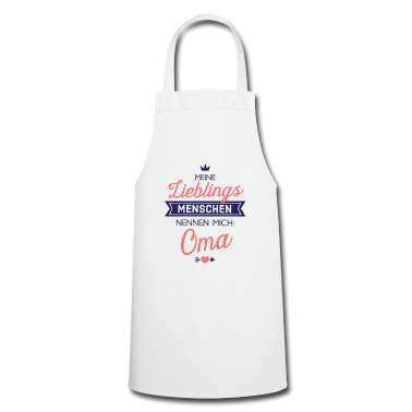 Geburtstagsgeschenk Oma Schürze - Lieblingsmenschen Oma Geschenk Spruch