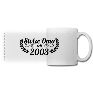 Geburtstagsgeschenk Oma Tasse - stolze Oma seit 2003