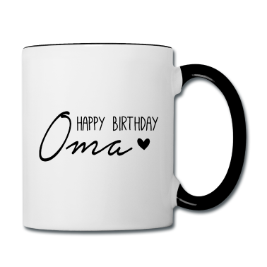 Geburtstagsgeschenk Oma Tasse - Happy Birthday Oma