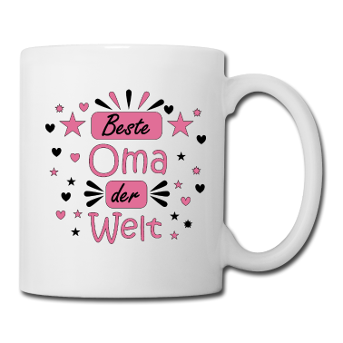 Geburtstagsgeschenk Oma Tasse - Beste Oma der Welt
