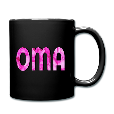 Geburtstagsgeschenk Oma Tasse - OMA BLÜTENBLAETTER DESIGN ROSA GROSSMUTTER BLUME
