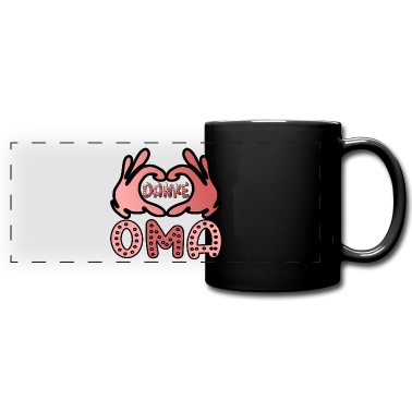 Geburtstagsgeschenk Oma Tasse - DANKE OMA HERZEN VERSCHENKE LIEBE