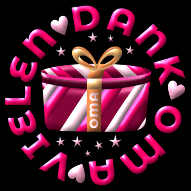 Motiv Vielen Dank Oma Dankeschön Omi DANKE Großmutter