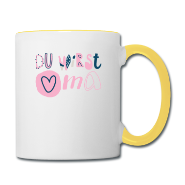 Geburtstagsgeschenk Oma Tasse - Du wirst Oma
