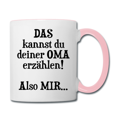 Geburtstagsgeschenk Oma Tasse - Oma Geburtstag Weihnachten Geschenk Enkel Spruch