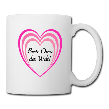 Geburtstagsgeschenk Oma Tasse - Geschenk für die beste Oma der Welt!