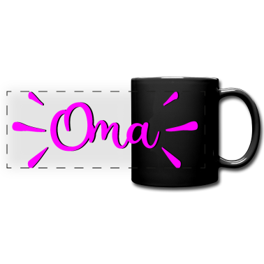 Geburtstagsgeschenk Oma Tasse - OMA PINK SCHRIFTZUG RENTNERIN PENSION