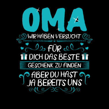 Motiv Oma Geschenk Geburtstag Geschenkidee