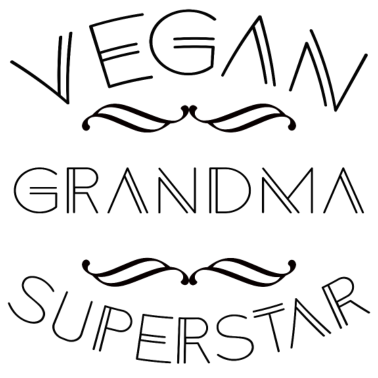 Motiv CUTE FUNNY VEGAN GRANDMA SUPERSTAR GIFT VEGANE OMA