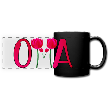 Geburtstagsgeschenk Oma Tasse - OMA TULPEN MUTTERTAG BLUMEN PFLANZEN OMI DANKE