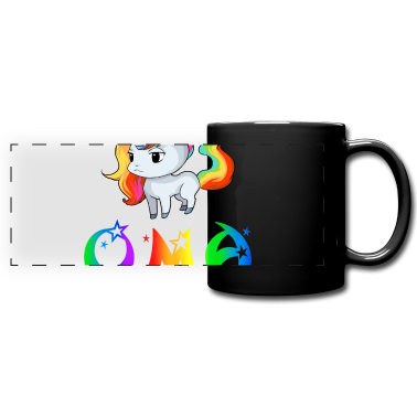 Geburtstagsgeschenk Oma Tasse - Einhorn Oma