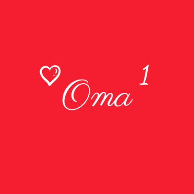 Motiv Oma hoch 1 - Oma mit Herz