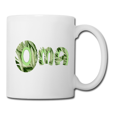 Geburtstagsgeschenk Oma Tasse - OMA GARTEN HOBBYGÄRTNERIN NATUR PFLANZEN BLUMEN