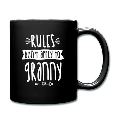 Geburtstagsgeschenk Oma Tasse - Regeln gelten nicht für Oma Hemd Oma