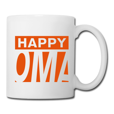 Geburtstagsgeschenk Oma Tasse - Happy Oma
