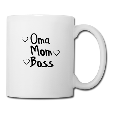 Geburtstagsgeschenk Oma Tasse - Oma Mom boss