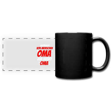 Geburtstagsgeschenk Oma Tasse - Befoerdert von Menschen Oma zur Husky Oma