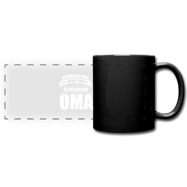 Geburtstagsgeschenk Oma Tasse - Befoerdert von Husky Oma zur Menschen Oma