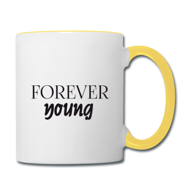 Geburtstagsgeschenk Oma Tasse - Forever Young - Geburtstagsgeschenk
