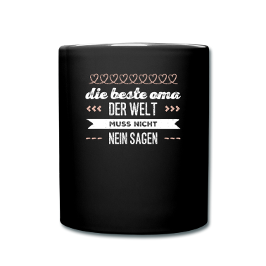 Geburtstagsgeschenk Oma Tasse - Oma Geschenk von Enkelkinder mit Spruch