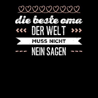 Motiv Oma Geschenk von Enkelkinder mit Spruch