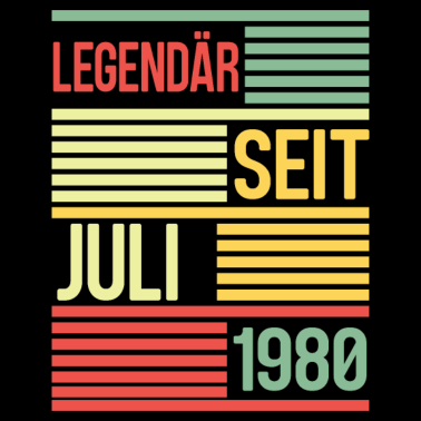 Motiv Legendäres Geburtstagsgeschenk Juli 1980
