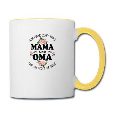 Geburtstagsgeschenk Oma Tasse - Mama und Oma Familie Geschenk