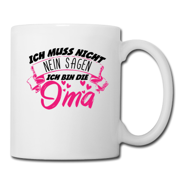 Geburtstagsgeschenk Oma Tasse - Ich Bin Die Oma Grandma Familie Geschenk