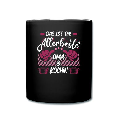 Geburtstagsgeschenk Oma Tasse - Beste Oma und Köchin