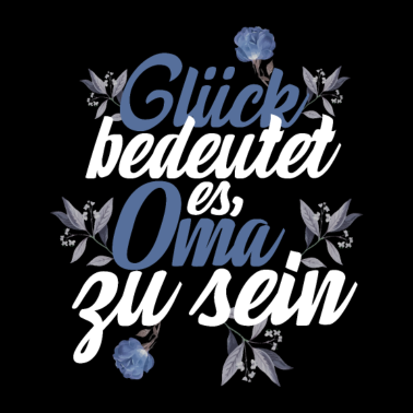 Motiv Glück bedeutet es, Oma zu sein