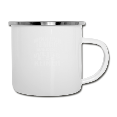 Geburtstagsgeschenk Oma Emaille Tasse - Oma Geburtstag, Lustiger Omi Spruch Geschenk