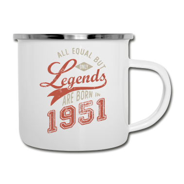 Geburtstagsgeschenk Oma Emaille Tasse - Geburtsjahr1951 Geburtstagsgeschenk 70 Jahre