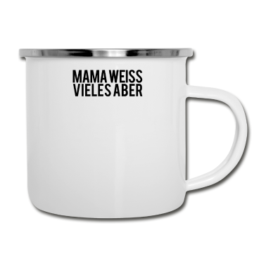 Geburtstagsgeschenk Oma Emaille Tasse - Oma