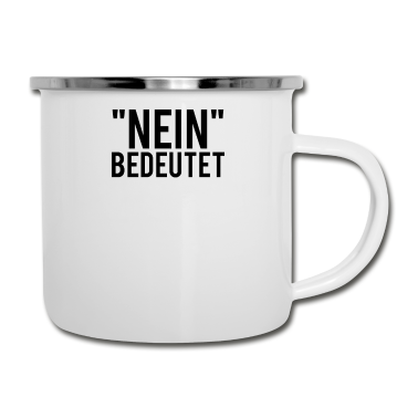 Geburtstagsgeschenk Oma Emaille Tasse - Oma