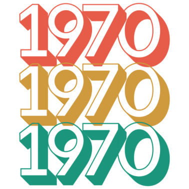 Motiv 1970 Geburtstagsgeschenk