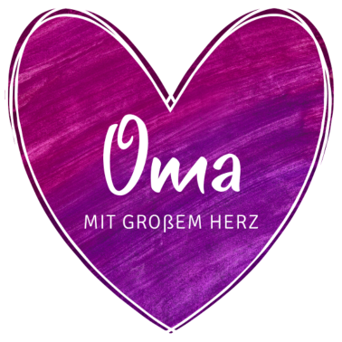 Motiv Oma mit großem Herz